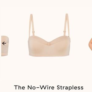 Lively no-wire strapless bra